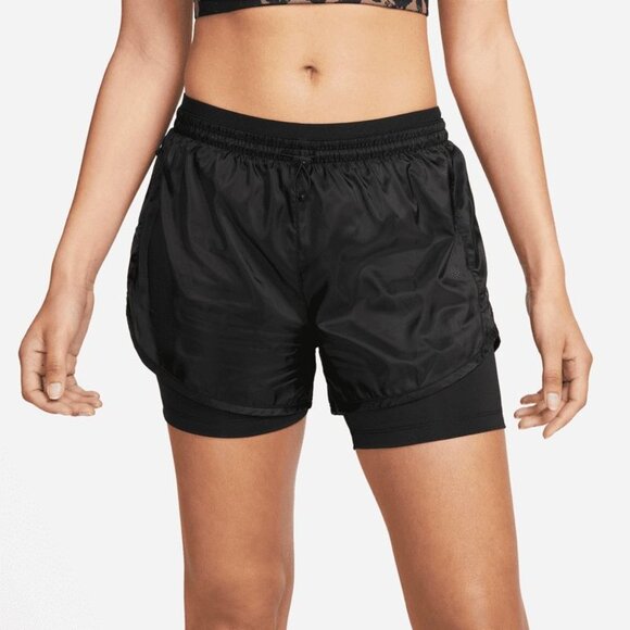 Nike Womens Icon Clash Tempo Luxe Running Shorts DM7739-010 Size XS Extra Small - Picture 2 of 8